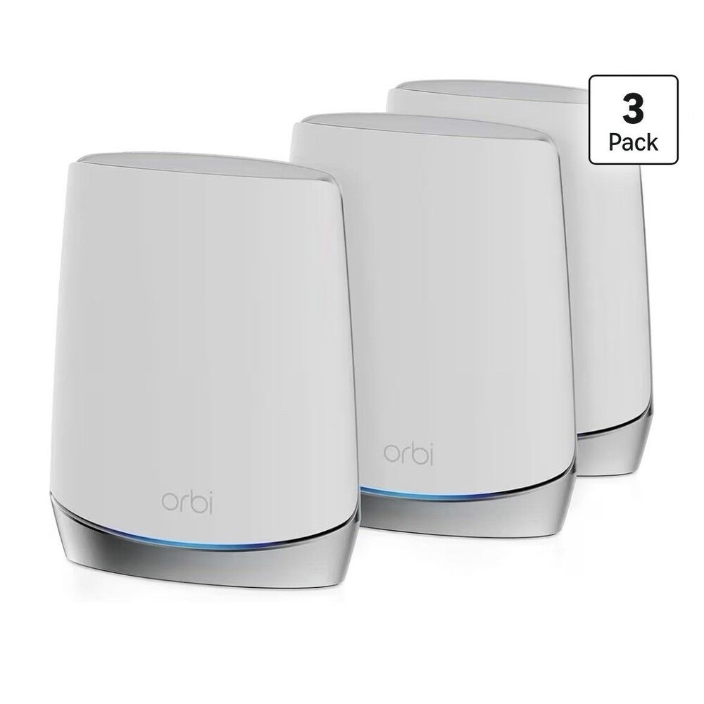 Netgear Orbi RBK753 WiFi 6 Mesh System Router RBR750 x1 Satellites RBS750 x2 L-N